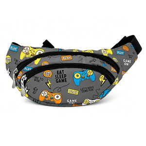 Cinturones de Diseño Estético para Niños, Riñoneras Personalizadas con Graffiti, Riñoneras <span class=keywords><strong>Gamer</strong></span>, Bolsas de Cintura, Venta al por Mayor, Fabricante OEM ODM - Product Image 3