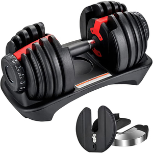 Wholesale Cheap Heavy Iron Fitness Gym Equipment <b>Dumbbells</b> 24 <b>40kg</b> Adjustable <b>Dumbbell</b> <b>Set</b> - Product Image 1