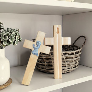 <span class=keywords><strong>Cruz</strong></span> <span class=keywords><strong>de</strong></span> Madera Pintada Cristiana Religiosa, Decoración <span class=keywords><strong>de</strong></span> Pared Triple Apilada Multicolor en 3D para el Hogar o <span class=keywords><strong>la</strong></span> Iglesia - Product Image 6