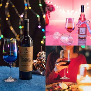Ensemble de 6 verres <span class=keywords><strong>à</strong></span> <span class=keywords><strong>vin</strong></span> rouge, 17 once, jeu de 6 verres <span class=keywords><strong>à</strong></span> <span class=keywords><strong>vin</strong></span> <span class=keywords><strong>irisé</strong></span>, <span class=keywords><strong>verre</strong></span> transparent en cristal, de qualité supérieure sans plomb - Product Image 4