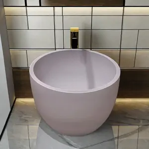 Wholesale Bathroom Sanitary Ware Single Bowl Sink Wash Hand Basins Concrete Container Cement Sink Concrete Black Sinks