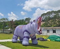 Poupée gonflable extérieure d'hippopotame de haute qualité pour des événements
