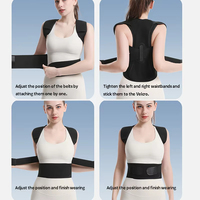 LADYGLOW Correcteur de soutien de la colonne vertébrale De Postura Lisseur de dos complet Correcteur de posture d'épaule Brace Correcteur de posture pour le dos