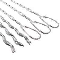 Serre-câble ADSS OPGW en alliage d'aluminium haute résistance, résistant aux UV, pour conception à coin de tension, accessoires pour câbles à fibres optiques