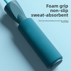 <span class=keywords><strong>Corde</strong></span> à <span class=keywords><strong>sauter</strong></span> lestée sans <span class=keywords><strong>corde</strong></span> de 2,8 m sans fil pour entraînement <span class=keywords><strong>a</strong></span>érobie et fitness, idéale pour les examens d'entrée au lycée - Product Image 2