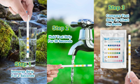 Kit de test d'eau 20 en 1 pour boire, eau de puits et du robinet, aquariums, piscines, kit de test d'eau potable