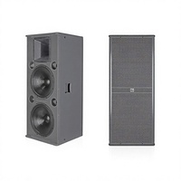 Enceinte de scène professionnelle YM-215 double 15 pouces en bois, haut-parleur audio haute puissance