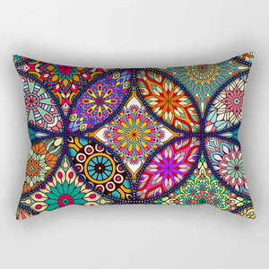 Funda de cojín de mandala, funda de almohada con diseño vintage de poliéster de <span class=keywords><strong>30x50</strong></span>, <span class=keywords><strong>cojines</strong></span> decorativos para sofá, funda de almohada para decoración del hogar - Product Image 1