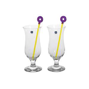 Leonardo Cocktailgläser-Set Hurricane Bar 4teilig mit 2 Cocktailpickern - Product Image 1