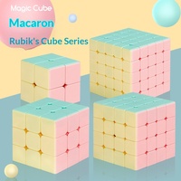 Mini Macaron 3x3 Magic Cube, jouet de puzzle en plastique ABS, anti-stress pour débutants, à partir de 14 ans