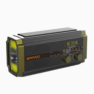 Prix d'usine – Banques d'alimentation d'urgence solaires d'extérieur, lampe torche USB rechargeable à manivelle - Product Image 3