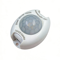 Détecteur de mouvement DC 5V 12V Interrupteur lumineux Détecteur de mouvement activé par minuterie Automatique Détecteur de mouvement PIR marche arrêt pour bande lumineuse LED