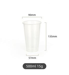 BPA-Free & Food Grade Reusable Single Wall Leak-Proof PP Plastic <b>Cup</b> with Durable Lid for Hot <b>Cold</b> Drinks Mineral Water Tea - Product Image 4