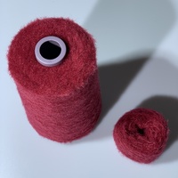 Neues 1,1 cm Feder-Fantasiegarn 100% Nylon 15s Buntes Langhaar-Nerz-Plüsch-Nylongarn zum Stricken