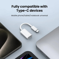 Adaptador de Cable de carga USB C de 13,5 CM para iPhone 17 ProMax Plus Cable de sincronización de datos para iPad tipo-c a conector de Audio Jack de 3,5 MM