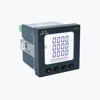 Compteur de puissance multifonctionnel triphasé à quatre fils avec écran LCD et communication RS485 ES72Y 2DI
