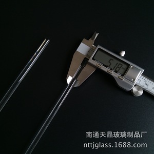 Varilla de agitación de vidrio de laboratorio Tianjing de 6x200 mm de borosilicato alto para mezcla química - Product Image 3