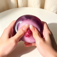 Boule artisanale en Vaseline, craquante et moelleuse, jouet anti-stress de Noël, doux et croustillant