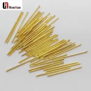 Hot sale Gold Plated Cnc Parts Female Male Spring Loaded Connector Conductive Elastic Telescopic Probe Pogo Pin