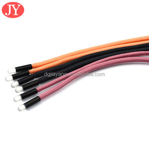 Embouts de cordons en plastique ABS transparent noir avec embout sans nickel pour cordon de sweat-shirt, accessoires de vêtements - Product Image 3