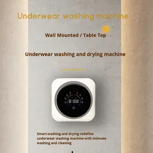 เครื่องซักผ้าฝาหน้าแบบติดผนัง อัตโนมัติเต็มรูปแบบ มาตรฐานสหรัฐอเมริกาและสหภาพยุโรป ฆ่าเชื้อด้วยความร้อน 65 องศาเซลเซียส ขนาดเล็ก เหมาะสำหรับเด็ก - Product Image 3