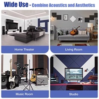 TianGe Tissu Haute Densité Absorption Sonore Ceil Salle De Concert Mur Polyester Panneaux Acoustiques pour Studio De Musique