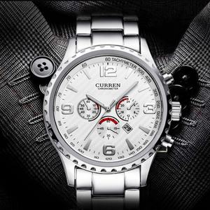 Reloj de Pulsera Casual de Negocios para Hombre, CIRREN 8056, 44 mm, Aleación, Cristal, Correa de Acero Inoxidable, Movimiento de Cuarzo de Lujo, Venta al por Mayor Personalizada - Product Image 6