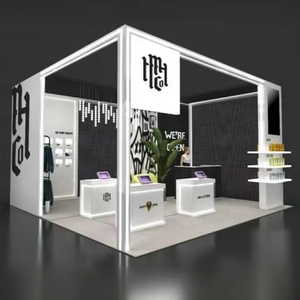 3D Design Custom Size Wooden &amp; PVC Modular Trade Show Exhibition Booth with Quick <strong>Setup</strong> 30min Build Easy Assembly - Product Image 2