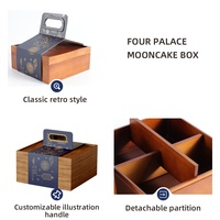 Usine vente en gros de luxe Mooncake magnétique cadeau solide boîte en carton emballage chocolat macaron boîte