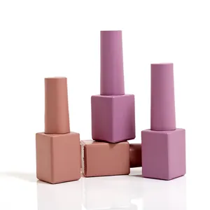 Oem Groothandel Paars Lege UV-Gel Nagellak Fles 7Ml Glazen Gel Fles Nagellak Lege Flessen Voor Vloeibare Manicure - Product Image 1