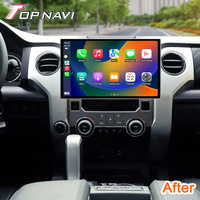 Layar IPS 13,3 inci Android 12 Stereo Mobil Android dengan Kamera 360 untuk TOYOTA TUNDRA/SEQUOIA 2014 - 2018 dengan GPS BT 4G SIM