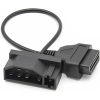 Cable Adaptador OBD2 para Ford, de 7 Pines OBD1 a 16 Pines OBD2, Cable de Diagnóstico, Compatible con Vehículos Ford con Conector de 7 Pines