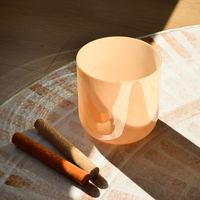 Ensemble de bols chantants en cristal transparent de haute qualité, thérapie sonore, chakra, couleur classique, bol de bien-être, instrument de guérison sonore pour le yoga