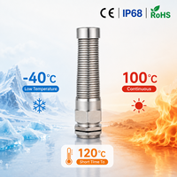 Connecteurs de câblage Xianghong M20 M25 en acier inoxydable de haute qualité, étanches IP68, anti-torsion en spirale, conformes CE RoHS