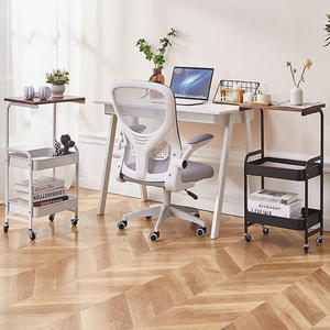 Chariot de rangement à 3 étagères pour légumes, fruits, collations, livres – Idéal <span class=keywords><strong>cuisine</strong></span> et salon – Pratique pour le rangement domestique - Product Image 5