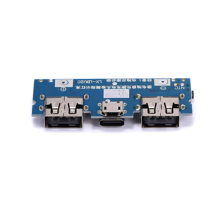 พอร์ตชาร์จ Type-C ชิป IC แบบ USB คู่ วงจรรวม พาวเวอร์แบงค์ โมดูลเพิ่มกำลังไฟ 2.4A บอร์ด DIY แบบพกพา 5V - Product Image 2
