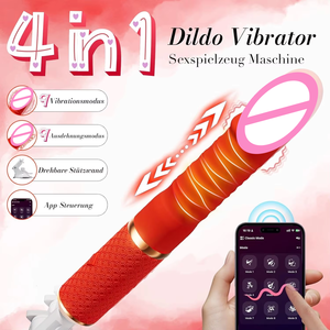 Machine sexuelle intelligente 4 en 1, contrôle par application - Gode automatique à poussée 180 °   9 modes de vibration rotatifs 42 ° Chauffage C, autonomie de 40 <span class=keywords><strong>minutes</strong></span>, B2B - Product Image 2