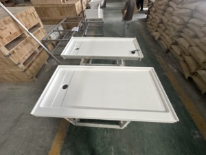 Wiselink Shower Floor Tray Artificial Stone Shower Kit With Base And Wall Solid Surface Shower Tray Base Mould - Product Image 4