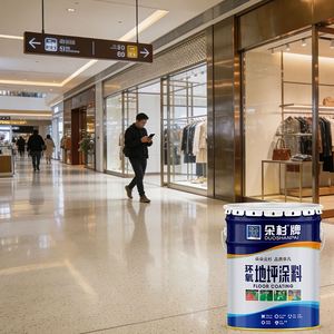 Pintura Epóxica de Dos Componentes para Pisos, Revestimiento Líquido para Uso Industrial con Aplicación con Brocha, Venta al Por Mayor - Product Image 2