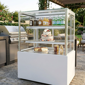 Vetrina Refrigerata Commerciale per Esposizione Torte, Espositore Refrigerato da Banco per <span class=keywords><strong>Pasticceria</strong></span> - Product Image 5