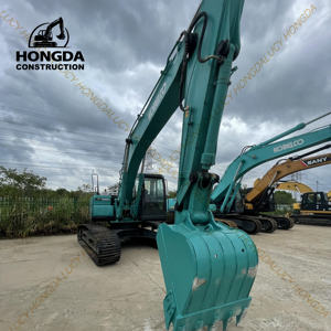 Maquinaria de excavadora pesada de segunda mano KOBELCO SK210 de 21 toneladas Horas bajas Buen estado Proveedor de China de alta rentabilidad - Product Image 3