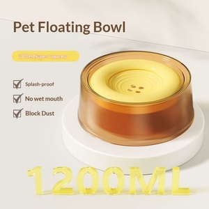 Bol d'<span class=keywords><strong>eau</strong></span> flottant pour animaux de compagnie, anti-éclaboussures, respectueux de l'environnement, en plastique PP, grande capacité, pour chiens <span class=keywords><strong>et</strong></span> chats, intérieur <span class=keywords><strong>et</strong></span> extérieur - Product Image 2