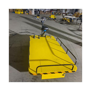 लोड क्षमता गोदाम चार पहियों गोदाम भंडारण इलेक्ट्रिक प्लेटफॉर्म ट्रॉली - Product Image 4