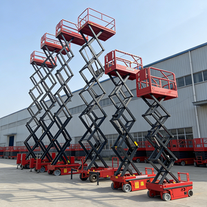 แพลตฟอร์มยกไฟฟ้าแบบกรรไกร ขนาด 6ม. 8ม. 10ม. 12ม. 14ม. ขายดี สำหรับงานที่สูง - Product Image 6