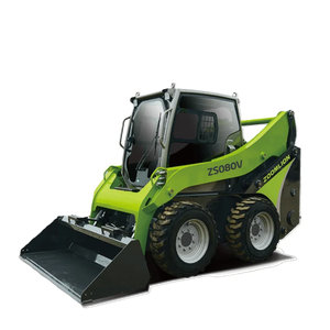 รถตักล้อยางขนาดเล็กมาตรฐานยูโร 5 ยี่ห้อ ZOOMLION รุ่น ZS090V น้ำหนัก 900 กก. รถตักล้อยางแบบสกิดสเตียร์ รถตักดินด้านหน้า รถตักดินด้านหลัง รถตักขนาดเล็ก - Product Image 6