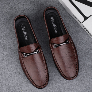 Mocassins pour hommes sur mesure, bout rond, chaussures de bureau formelles tendance, chaussures en cuir italien faites à la main de <span class=keywords><strong>luxe</strong></span>, chaussures de banquet et de mariage pour hommes - Product Image 3