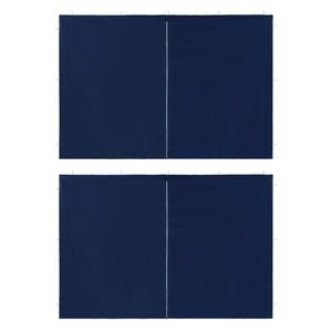 Accessoires pour tente de fête bleue avec 2 parois latérales zippées en tissu Oxford PE, ouverture automatique rapide, type extensible, tente d'été - Product Image 4