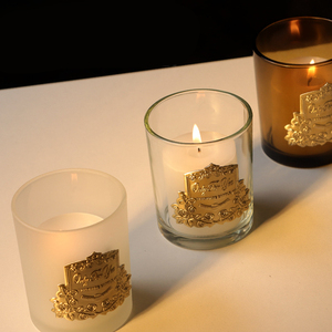 เทียนหอมอโรมาเธอราพีในขวดแก้วคุณภาพสูงสำหรับตกแต่งบ้าน เทียนหอมทำมือจากธรรมชาติสุดหรู - Product Image 3