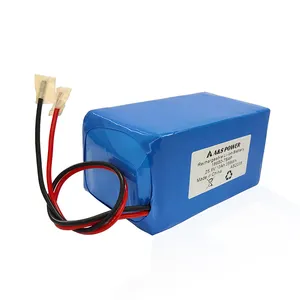 OEM ODM Rechargeable 24v 25.9v 10ah Li-ion Polymer 18650 Battery Pack Lithium Battery for wireless communicator