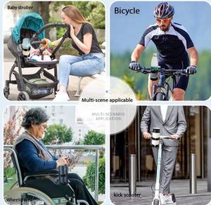Motorcycle Bicycle Quick Detachable Cup Holder Mountain Bike Outdoor Cycling Universal Beverage Holder <b>Kettle</b> Holder - Product Image 3